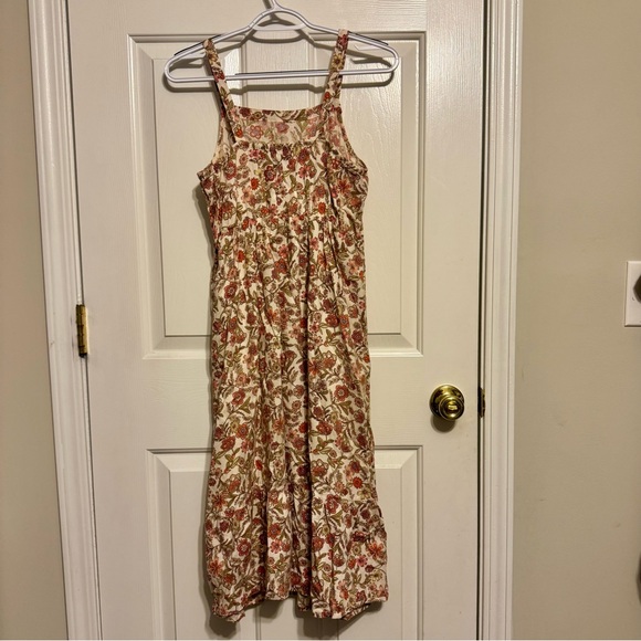 Old Navy Girl Dress Multicolor Floral Cottagecore Summer Fall Sz XL 14-16 - Picture 2 of 3
